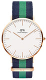 Buy Shop Daniel Wellington Classic Warwick White Dial Two Tone Nylon Strap Watch for Men - DW00100005 USA Online