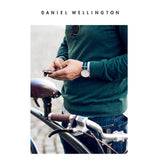 Buy Shop Daniel Wellington Classic Warwick White Dial Two Tone Nylon Strap Watch for Men - DW00100019 USA Online