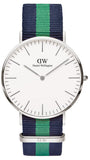 Buy Shop Daniel Wellington Classic Warwick White Dial Two Tone Nylon Strap Watch for Men - DW00100019 USA Online
