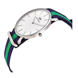 Buy Shop Daniel Wellington Classic Warwick White Dial Two Tone Nylon Strap Watch for Men - DW00100019 USA Online