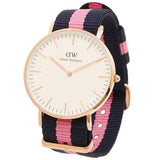 Buy Shop Daniel Wellington Classic Winchester White Dial Three Tone Nylon Strap Watch For Women - DW00100033 USA Online