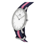Buy Shop Daniel Wellington Classic Winchester White Dial Two Tone Nylon Strap Watch For Women - DW00100049 USA Online