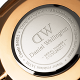 Buy Shop Daniel Wellington Classic York Black Dial Brown Leather Strap Watch For Men - DW00100128 USA Online