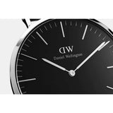 Buy Shop Daniel Wellington Classic York Black Dial Brown Leather Strap Watch For Men - DW00100134 USA Online