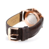 Buy Shop Daniel Wellington Classic York White Dial Brown Leather Strap Watch For Men - DW00100011 USA Online