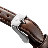 Buy Shop Daniel Wellington Classy Bristol White Dial Brown Leather Strap Watch For Women - DW00100070 USA Online