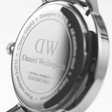 Buy Shop Daniel Wellington Classy Bristol White Dial Brown Leather Strap Watch For Women - DW00100070 USA Online