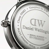 Buy Shop Daniel Wellington Classy Bristol White Dial Brown Leather Strap Watch For Women - DW00100070 USA Online