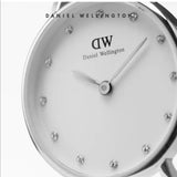 Buy Shop Daniel Wellington Classy Bristol White Dial Brown Leather Strap Watch For Women - DW00100070 USA Online