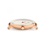 Buy Shop Daniel Wellington Classy Glasgow White Dial Two Tone Nylon Strap Watch For Women - DW00100066 USA Online
