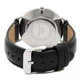 Buy Shop Daniel Wellington Classy Sheffield White Dial Black Leather Strap Watch For Women - DW00100080 USA Online