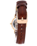 Buy Shop Daniel Wellington Classy St Mawes White Dial Brown Leather Strap Watch For Women - DW00100059 USA Online