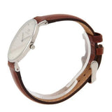 Buy Shop Daniel Wellington Classy St Mawes White Dial Brown Leather Strap Watch For Women - DW00100067 USA Online