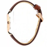 Buy Shop Daniel Wellington Classy St Mawes White Dial Brown Leather Strap Watch For Women - DW00100075 USA Online