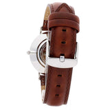 Buy Shop Daniel Wellington Classy St Mawes White Dial Brown Leather Strap Watch For Women - DW00100079 USA Online