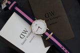 Buy Shop Daniel Wellington Classy Winchester White Dial Two Tone NATO Strap Watch For Women - DW00100065 USA Online