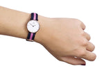 Buy Shop Daniel Wellington Classy Winchester White Dial Two Tone NATO Strap Watch For Women - DW00100077 USA Online