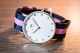 Buy Shop Daniel Wellington Classy Winchester White Dial Two Tone NATO Strap Watch For Women - DW00100081 USA Online
