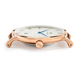Buy Shop Daniel Wellington Dapper Bristol White Dial Brown Leather Strap Watch For Men - DW00100086 USA Online