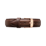 Buy Shop Daniel Wellington Dapper Bristol White Dial Brown Leather Strap Watch For Women - DW00100094 USA Online