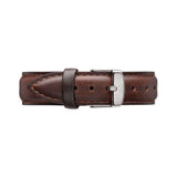 Buy Shop Daniel Wellington Dapper Bristol White Dial Brown Leather Strap Watch For Women - DW00100098 USA Online