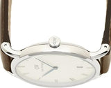 Buy Shop Daniel Wellington Dapper Bristol White Dial Brown Leather Strap Watch For Women - DW00100098 USA Online