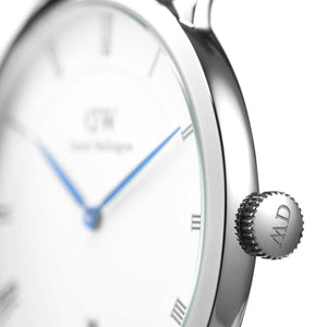 Buy Shop Daniel Wellington Dapper Cornwall White Dial Blue Nylon Strap Watch For Men - DW00100262 USA Online