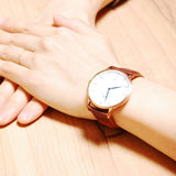 Buy Shop Daniel Wellington Dapper Durham White Dial Brown Leather Strap Watch For Men - DW00100115 USA Online