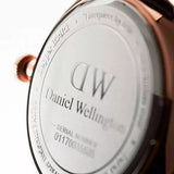 Buy Shop Daniel Wellington Dapper Durham White Dial Brown Leather Strap Watch For Men - DW00100115 USA Online