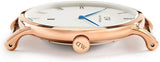 Buy Shop Daniel Wellington Dapper Durham White Dial Brown Leather Strap Watch For Men - DW00100115 USA Online