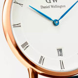 Buy Shop Daniel Wellington Dapper Durham White Dial Brown Leather Strap Watch For Men - DW00100115 USA Online
