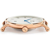 Buy Shop Daniel Wellington Dapper Durham White Dial Brown Leather Strap Watch For Women - DW00100113 USA Online