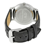 Buy Shop Daniel Wellington Dapper Reading Quartz White Dial Black Leather Strap Watch For Women - DW00100117 USA Online