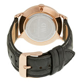 Buy Shop Daniel Wellington Dapper Reading White Dial Black Leather Strap Watch For Men - DW00100107 USA Online