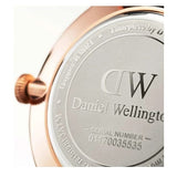 Buy Shop Daniel Wellington Dapper Reading White Dial Black Leather Strap Watch For Men - DW00100107 USA Online
