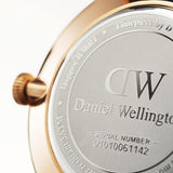 Buy Shop Daniel Wellington Dapper Reading White Dial Black Leather Strap Watch For Men - DW00100107 USA Online