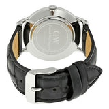 Buy Shop Daniel Wellington Dapper Reading White Dial Black Leather Strap Watch For Men - DW00100108 USA Online