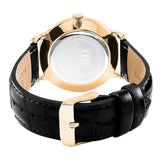 Buy Shop Daniel Wellington Dapper Reading White Dial Black Leather Strap Watch For Women - DW00100118 USA Online