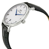 Buy Shop Daniel Wellington Dapper Reading Quartz White Dial Black Leather Strap Watch For Women - DW00100117 USA Online