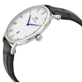 Buy Shop Daniel Wellington Dapper Reading White Dial Black Leather Strap Watch For Men - DW00100108 USA Online