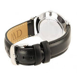 Buy Shop Daniel Wellington Dapper Sheffield White Dial Black Leather Strap Watch For Men - DW00100088 USA Online