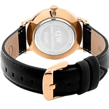 Buy Shop Daniel Wellington Dapper Sheffield White Dial Black Leather Strap Watch For Men - DW00100092 USA Online