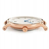 Buy Shop Daniel Wellington Dapper Sheffield White Dial Black Leather Strap Watch For Men - DW00100092 USA Online