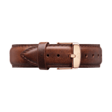Buy Shop Daniel Wellington Dapper St Mawes White Dial Brown Leather Strap Watch For Men - DW00100083 USA Online