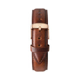 Buy Shop Daniel Wellington Dapper St Mawes White Dial Brown Leather Strap Watch For Men - DW00100083 USA Online