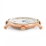 Buy Shop Daniel Wellington Dapper St Mawes White Dial Brown Leather Strap Watch For Women - DW00100091 USA Online