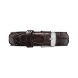 Buy Shop Daniel Wellington Dapper York Quartz White Dial Dark Brown Leather Strap Watch For Women - DW00100097 USA Online