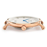 Buy Shop Daniel Wellington Dapper York White Dial Brown Leather Strap Watch For Men - DW00100085 USA Online