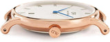Buy Shop Daniel Wellington Dapper York White Dial Brown Leather Strap Watch For Women - DW00100093 USA Online