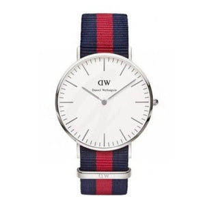 Buy Shop Daniel Wellington Classic Oxford White Dial Two Tone Nylon Strap Watch For Men - DW00100015 USA Online